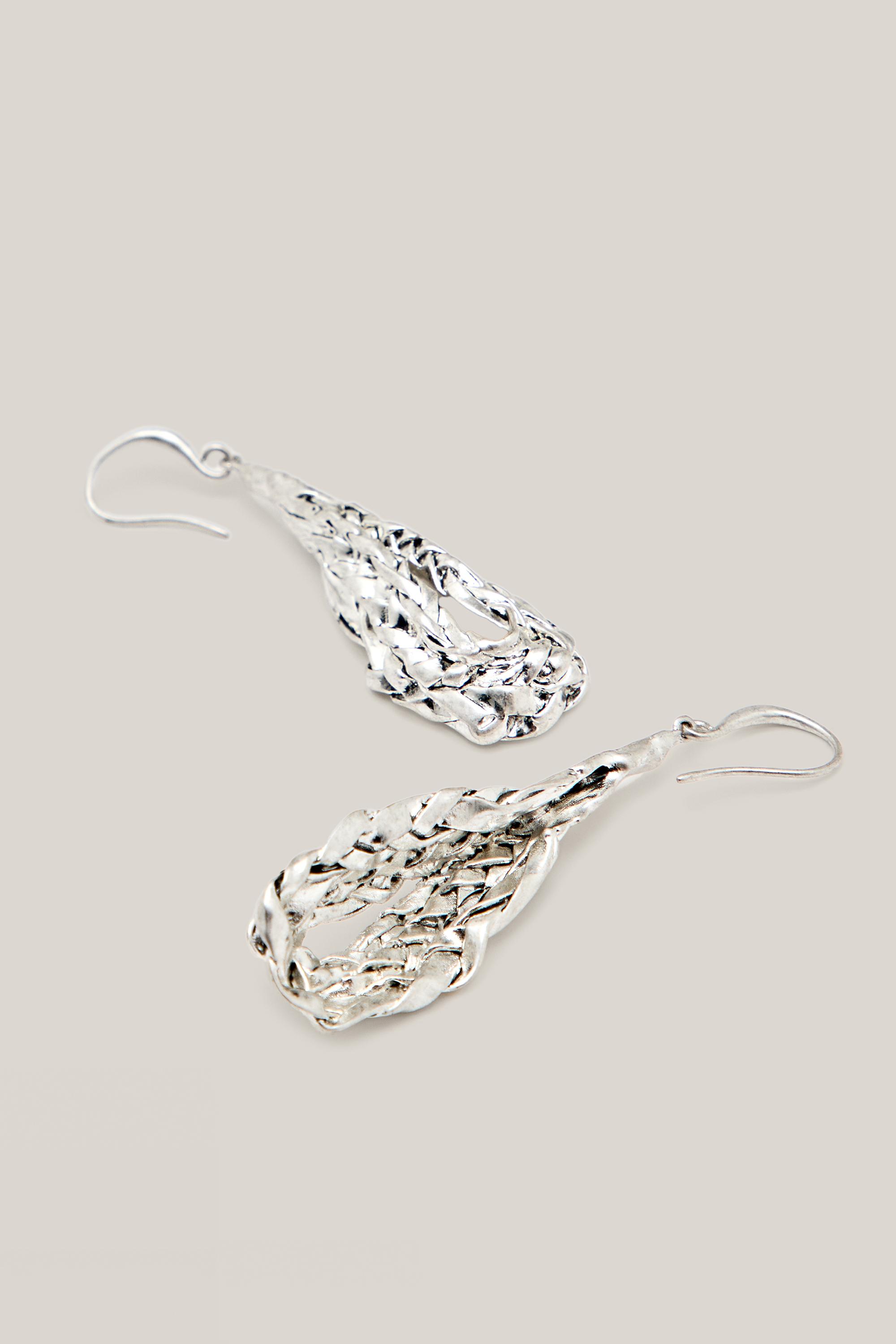 Textured basket earrings - LIMITED EDITION